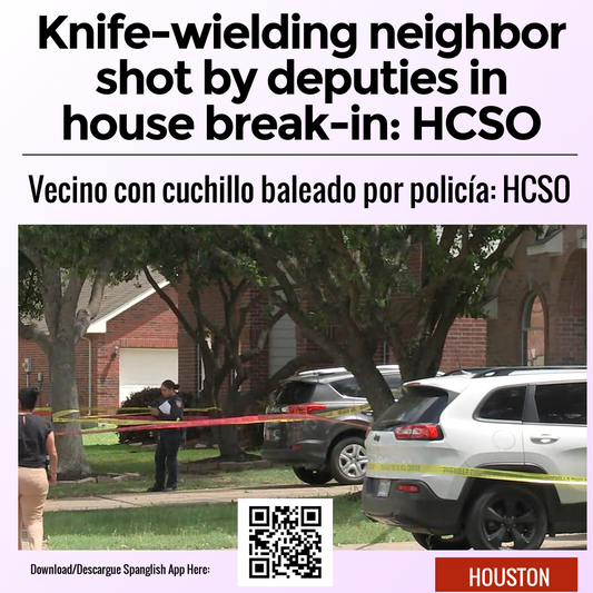 Knife-wielding neighbor shot by deputies in house break-in: HCSO