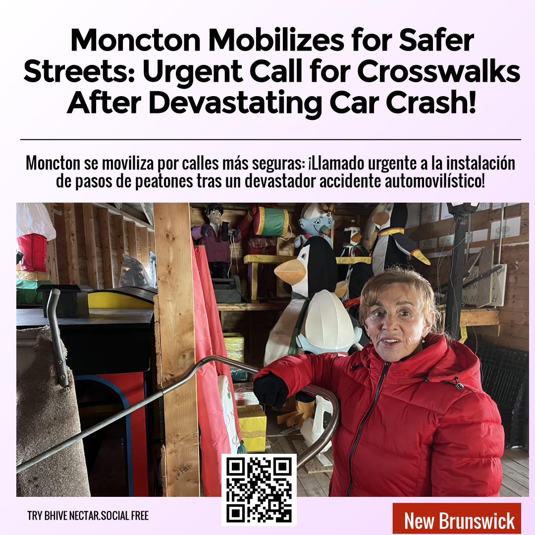 Moncton Mobilizes for Safer Streets: Urgent Call for Crosswalks After Devastating Car Crash!