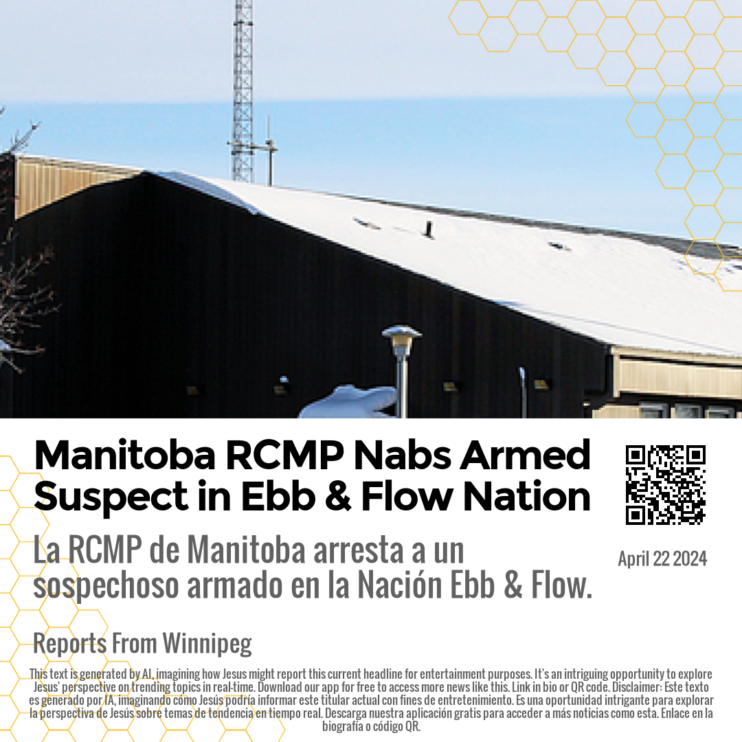 Manitoba RCMP Nabs Armed Suspect in Ebb & Flow Nation