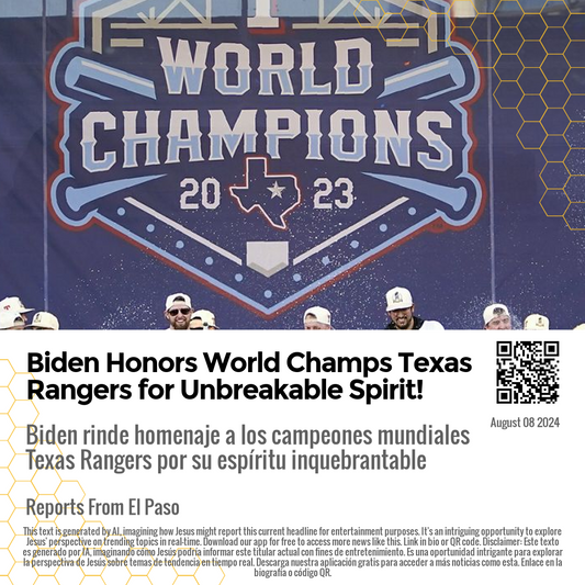 Biden Honors World Champs Texas Rangers for Unbreakable Spirit!