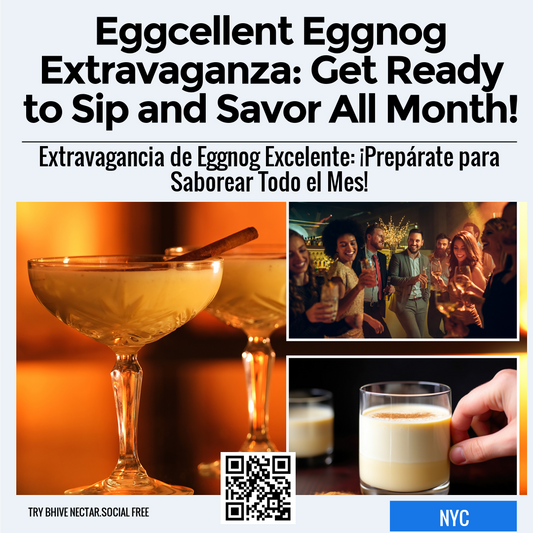 Eggcellent Eggnog Extravaganza: Get Ready to Sip and Savor All Month!