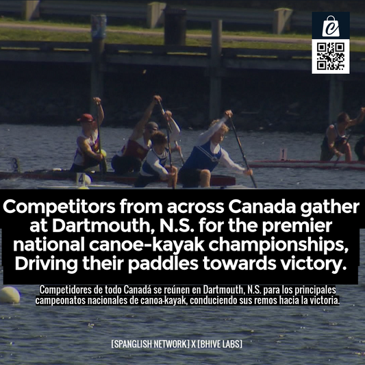 Competitors from across Canada gather at Dartmouth, N.S. for the premier national canoe-kayak championships, Driving their paddles towards victory.