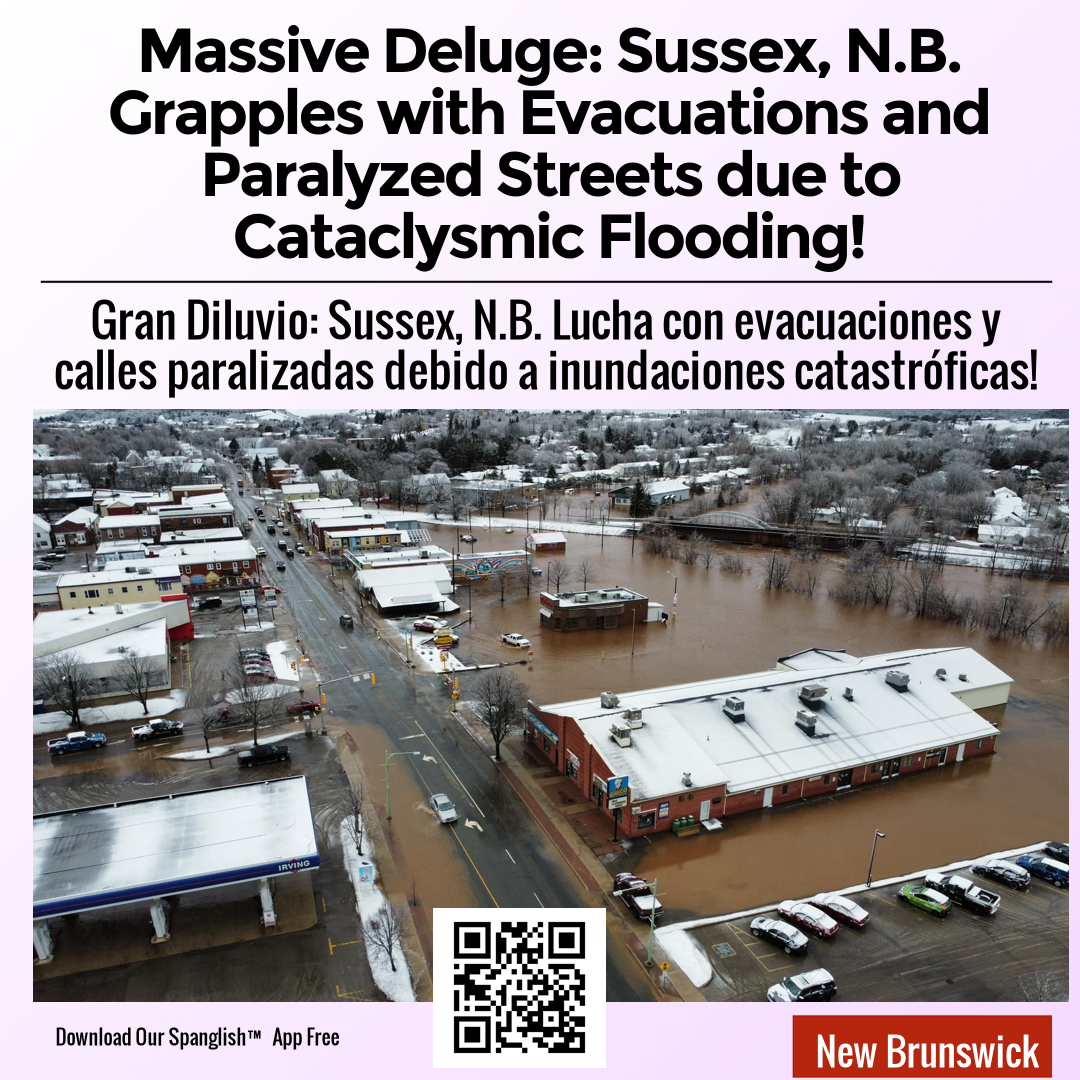 Massive Deluge: Sussex, N.B. Grapples with Evacuations and Paralyzed Streets due to Cataclysmic Flooding!