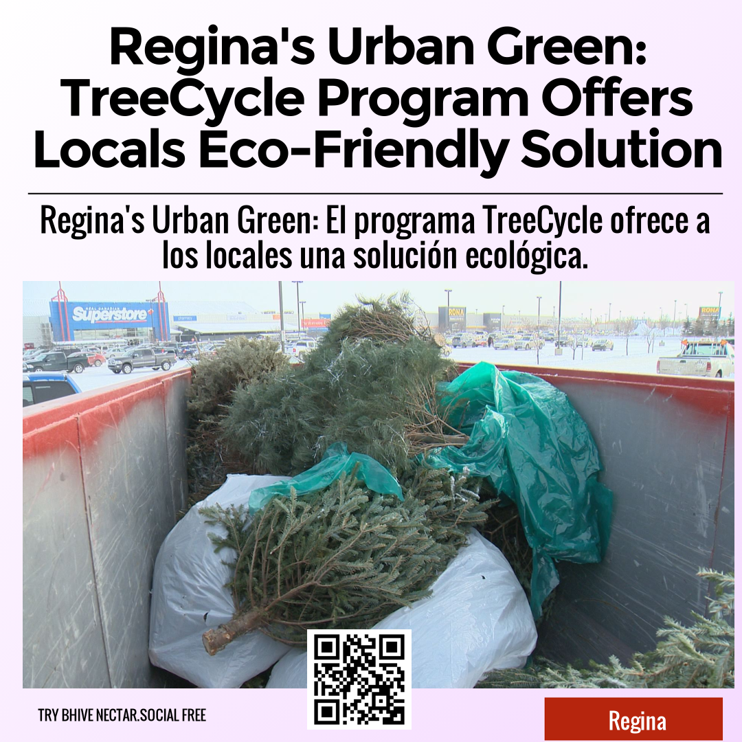 Regina's Urban Green: TreeCycle Program Offers Locals Eco-Friendly Solution