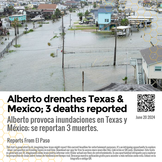 Alberto drenches Texas & Mexico; 3 deaths reported