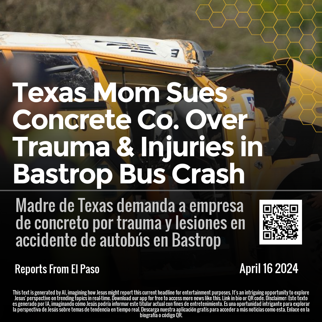 Texas Mom Sues Concrete Co. Over Trauma & Injuries in Bastrop Bus Crash