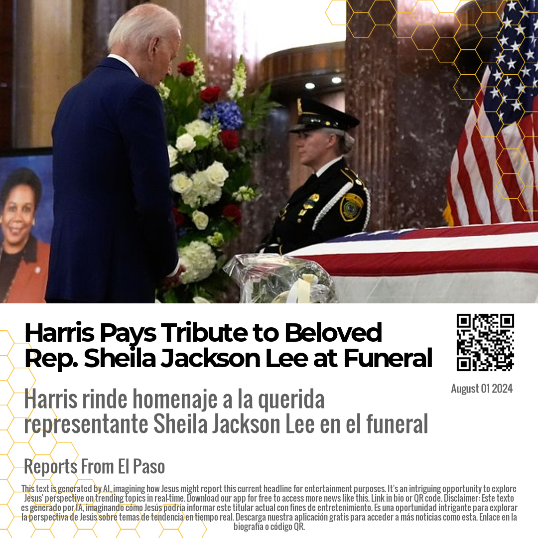 Harris Pays Tribute to Beloved Rep. Sheila Jackson Lee at Funeral