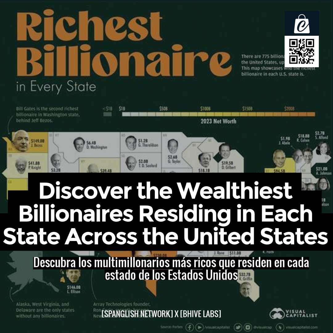 Discover the Wealthiest Billionaires Residing in Each State Across the United States