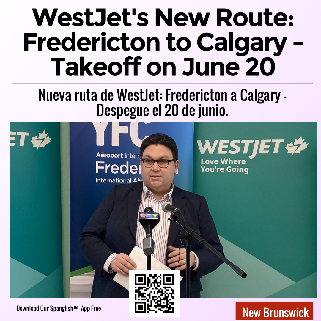 WestJet's New Route: Fredericton to Calgary - Takeoff on June 20