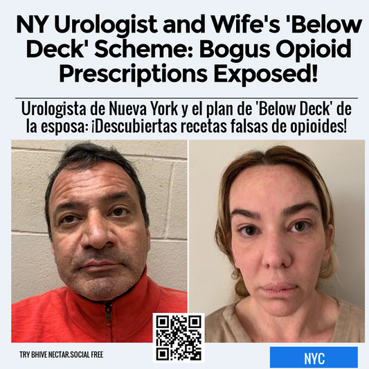 NY Urologist and Wife's 'Below Deck' Scheme: Bogus Opioid Prescriptions Exposed!