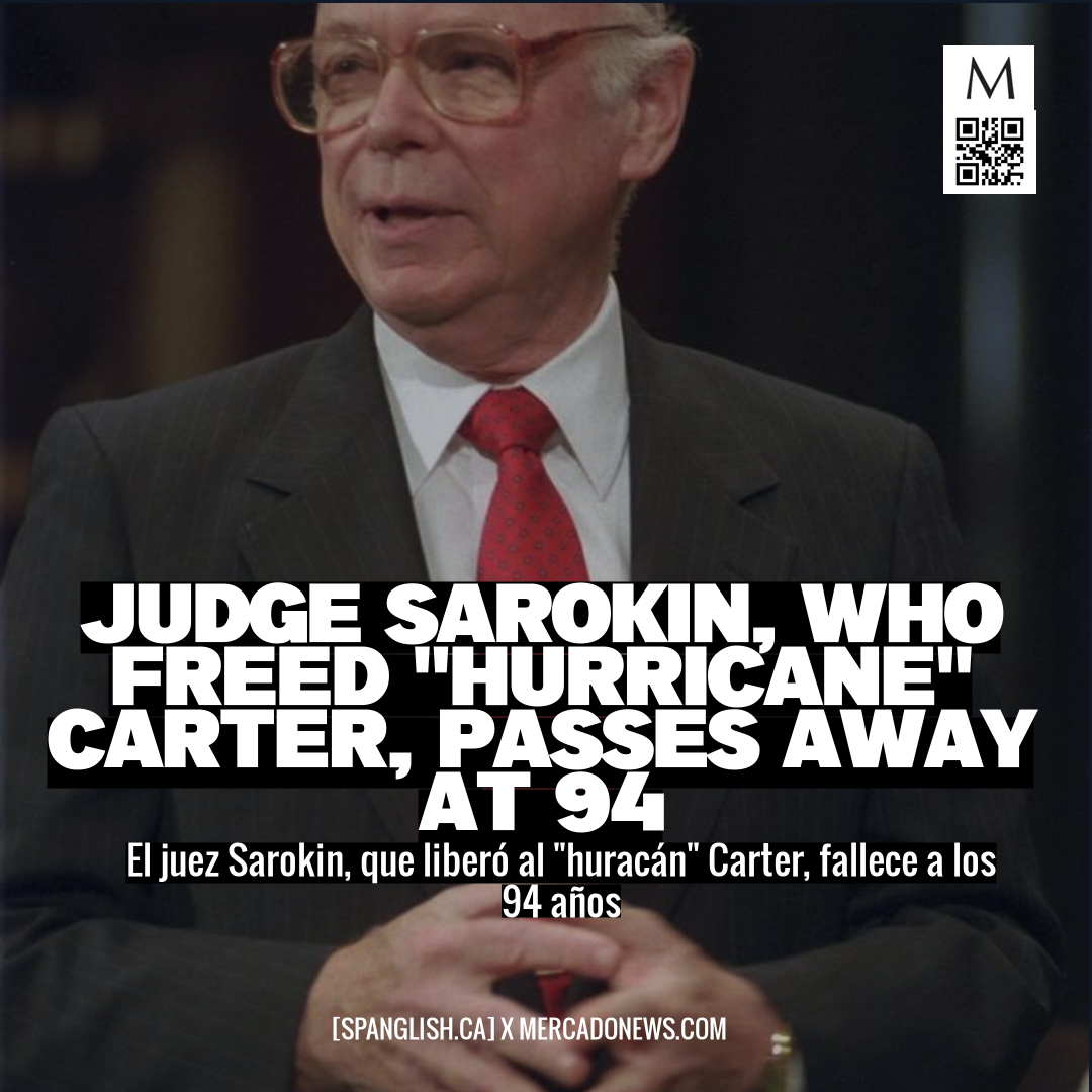 Judge Sarokin, Who Freed "Hurricane" Carter, Passes Away at 94