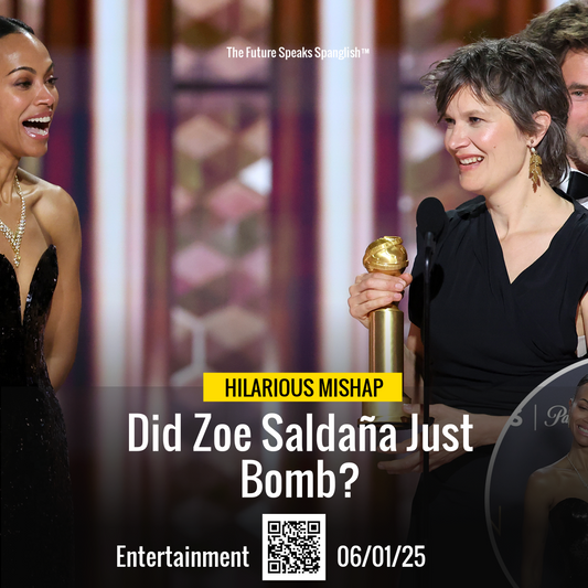 Zoe Saldaña's Epic Golden Globes Mishap Steals the Show!