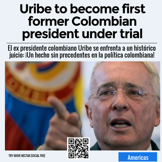 Uribe to become first former Colombian president under trial