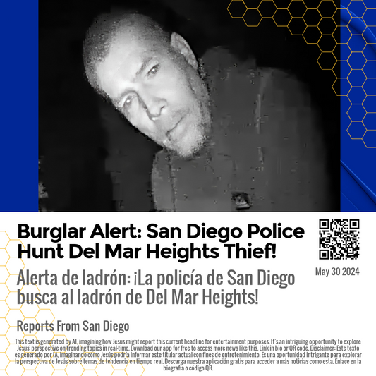 Burglar Alert: San Diego Police Hunt Del Mar Heights Thief!