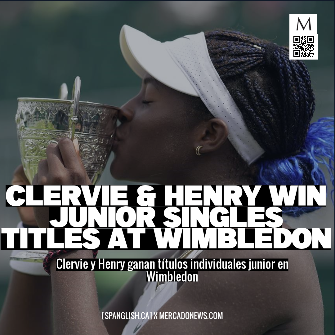 Clervie & Henry Win Junior Singles Titles at Wimbledon