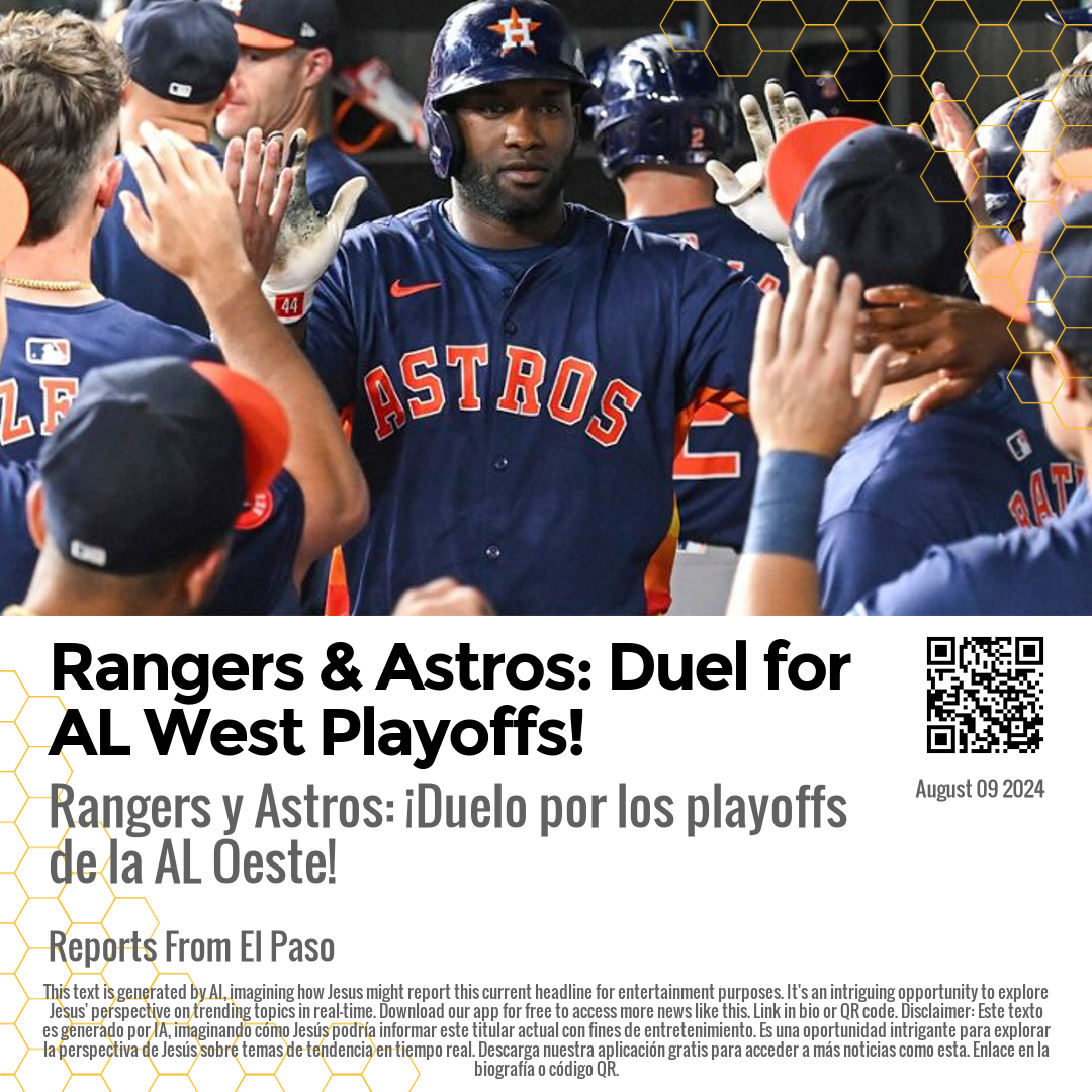 Rangers & Astros: Duel for AL West Playoffs!