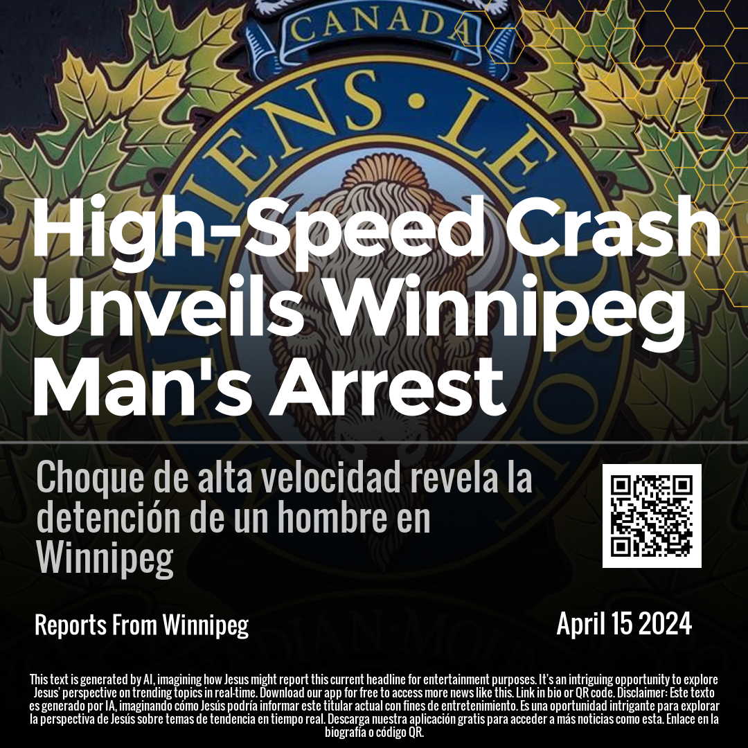 High-Speed Crash Unveils Winnipeg Man's Arrest