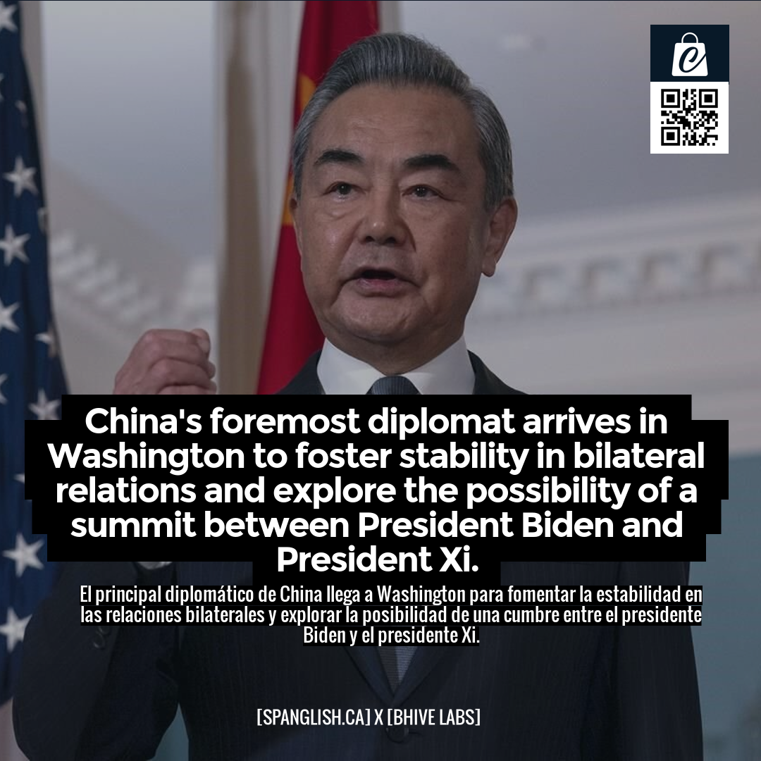 China's foremost diplomat arrives in Washington to foster stability in bilateral relations and explore the possibility of a summit between President Biden and President Xi.