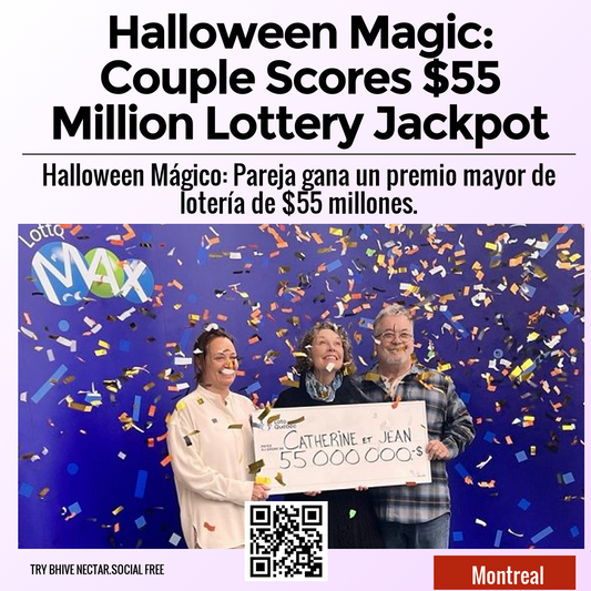 Halloween Magic: Couple Scores $55 Million Lottery Jackpot