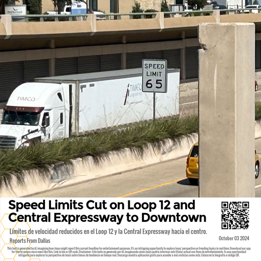 Speed Limits Cut on Loop 12 and Central Expressway to Downtown