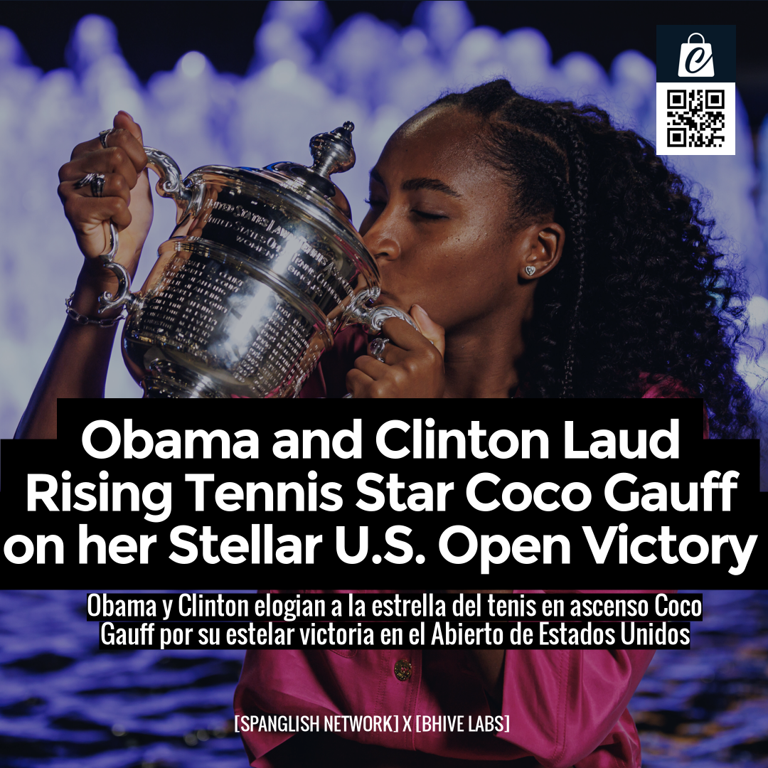 Obama and Clinton Laud Rising Tennis Star Coco Gauff on her Stellar U.S. Open Victory