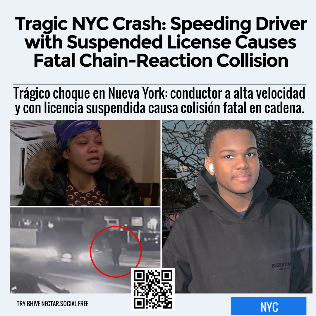 Tragic NYC Crash: Speeding Driver with Suspended License Causes Fatal Chain-Reaction Collision