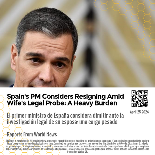 Spain's PM Considers Resigning Amid Wife's Legal Probe: A Heavy Burden