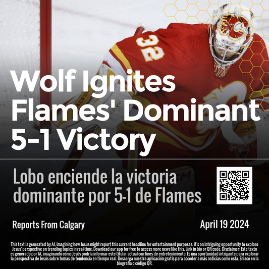 Wolf Ignites Flames' Dominant 5-1 Victory