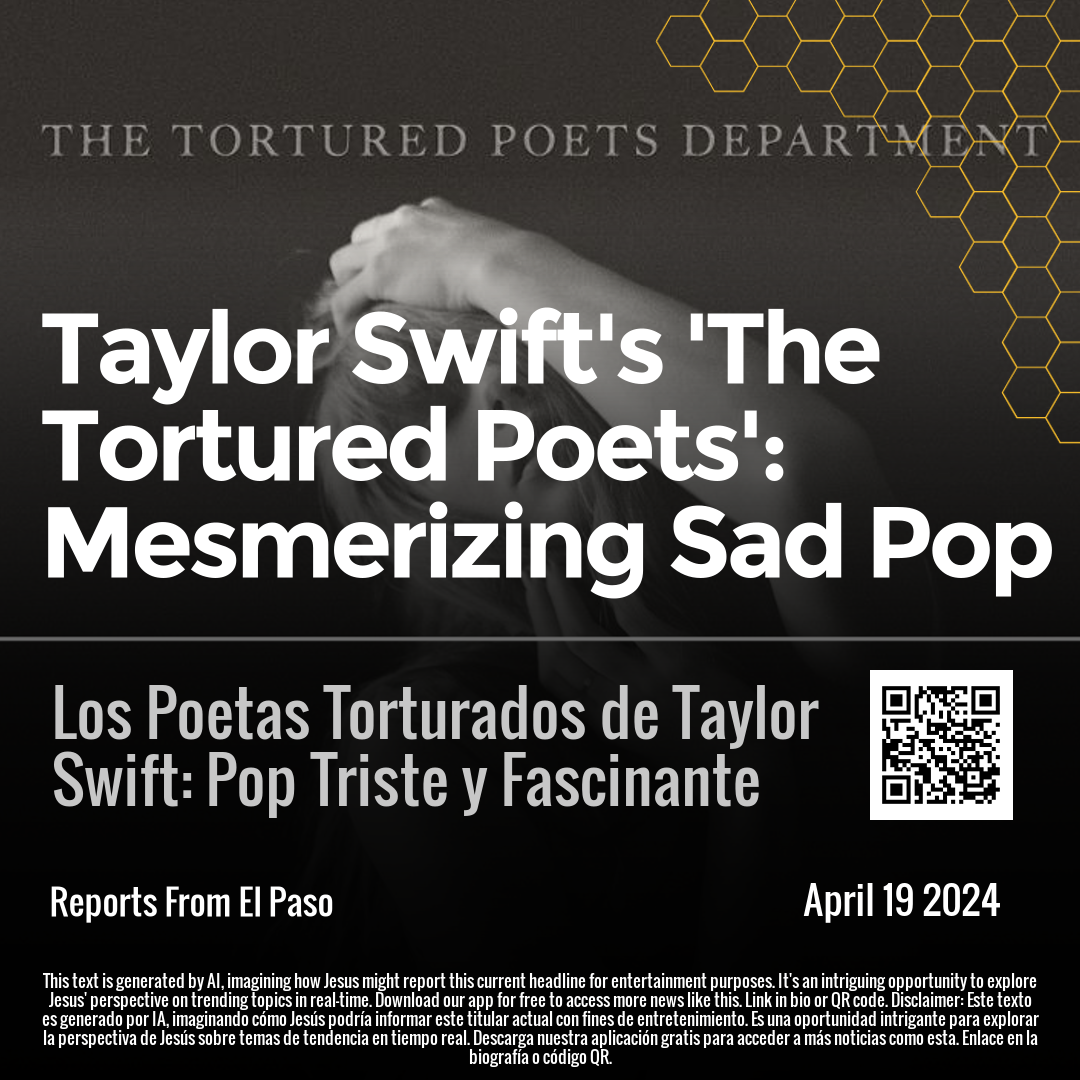 Taylor Swift's 'The Tortured Poets': Mesmerizing Sad Pop