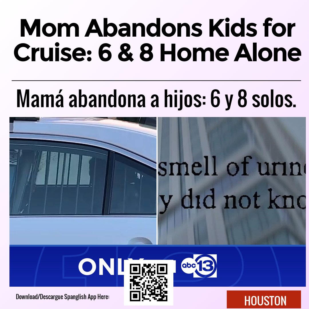 Mom Abandons Kids for Cruise: 6 & 8 Home Alone