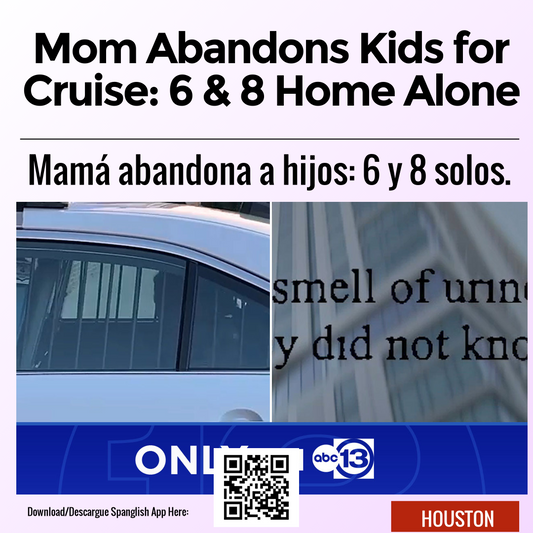 Mom Abandons Kids for Cruise: 6 & 8 Home Alone