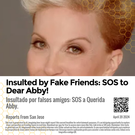 Insulted by Fake Friends: SOS to Dear Abby!