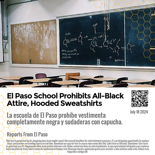 El Paso School Prohibits All-Black Attire, Hooded Sweatshirts