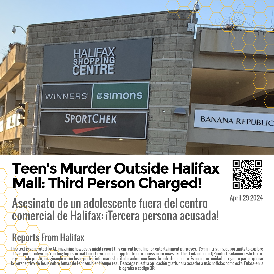 Teen's Murder Outside Halifax Mall: Third Person Charged!