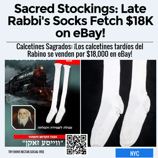 Sacred Stockings: Late Rabbi's Socks Fetch $18K on eBay!