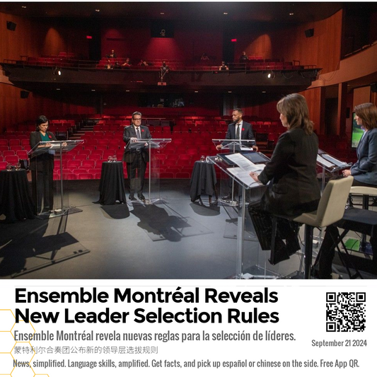 Ensemble Montréal Reveals New Leader Selection Rules