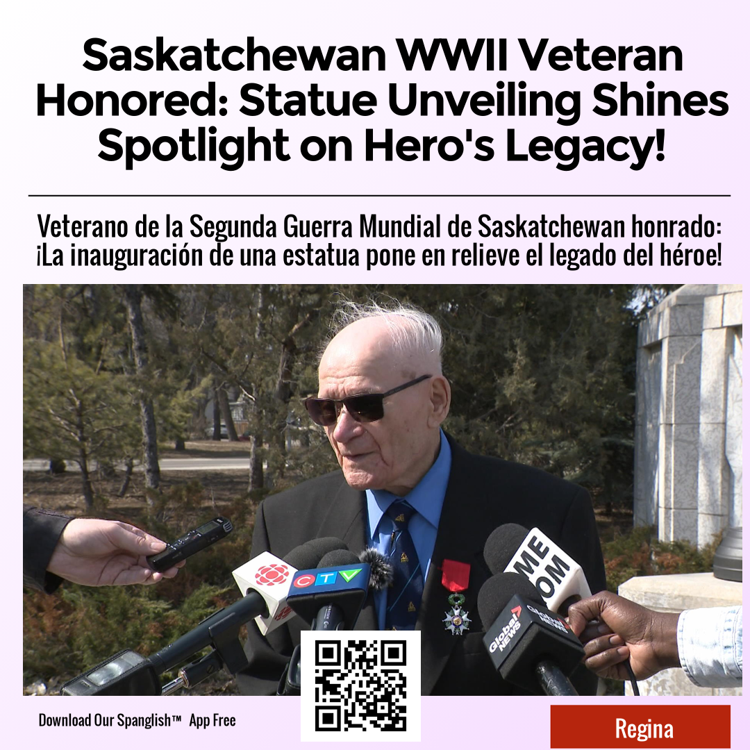 Saskatchewan WWII Veteran Honored: Statue Unveiling Shines Spotlight on Hero's Legacy!