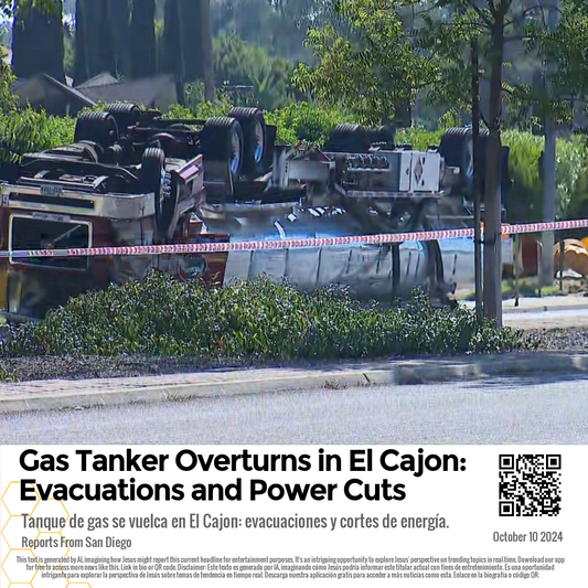 Gas Tanker Overturns in El Cajon: Evacuations and Power Cuts