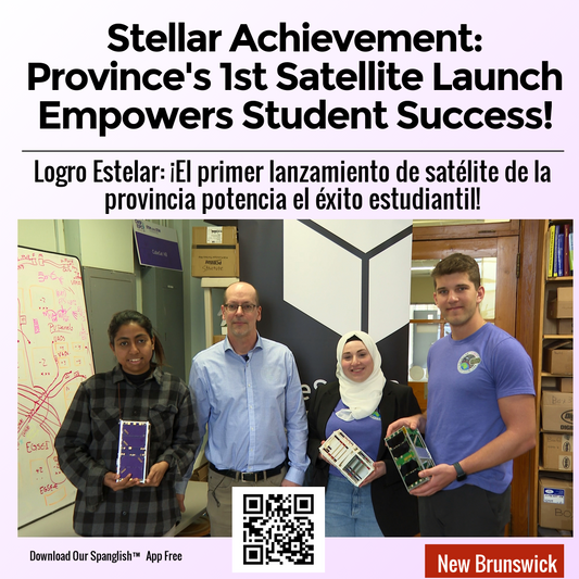 Stellar Achievement: Province's 1st Satellite Launch Empowers Student Success!