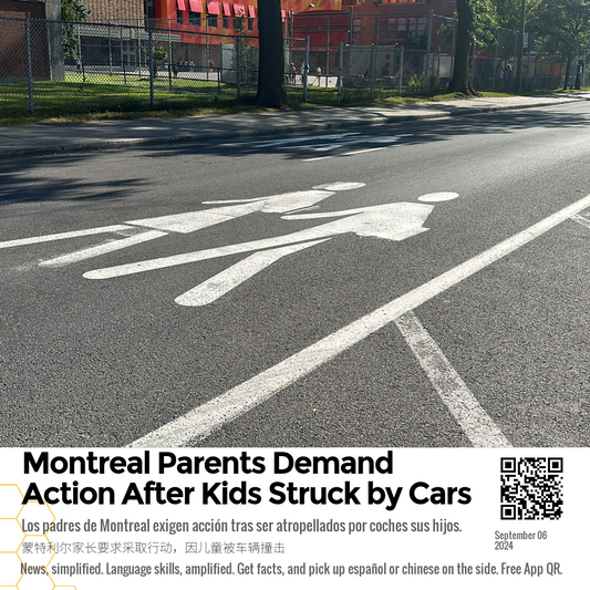 Montreal Parents Demand Action After Kids Struck by Cars