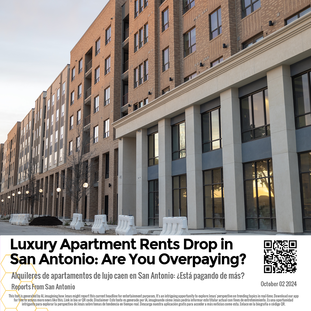 Luxury Apartment Rents Drop in San Antonio: Are You Overpaying?