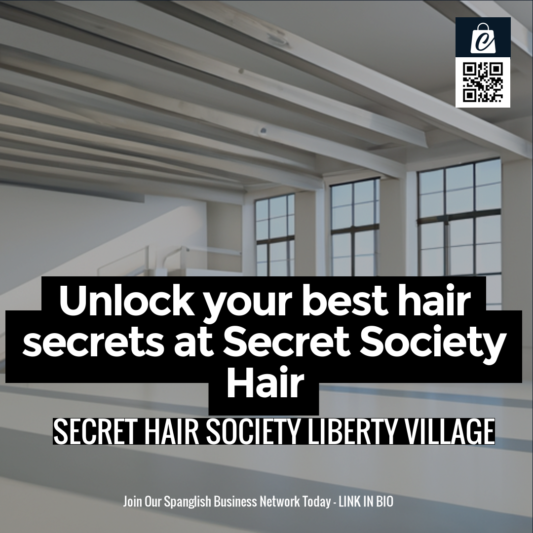 Unlock your best hair secrets at Secret Society Hair