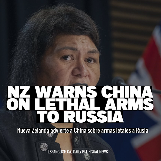 NZ Warns China on Lethal Arms to Russia