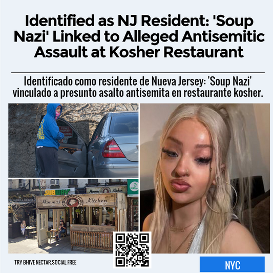 Identified as NJ Resident: 'Soup Nazi' Linked to Alleged Antisemitic Assault at Kosher Restaurant