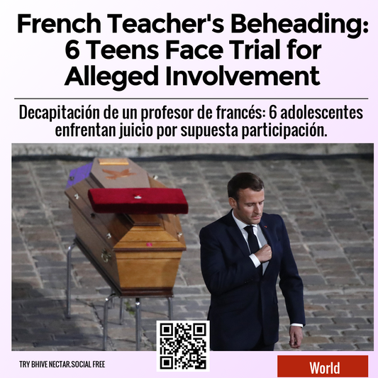 French Teacher's Beheading: 6 Teens Face Trial for Alleged Involvement