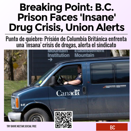 Breaking Point: B.C. Prison Faces 'Insane' Drug Crisis, Union Alerts