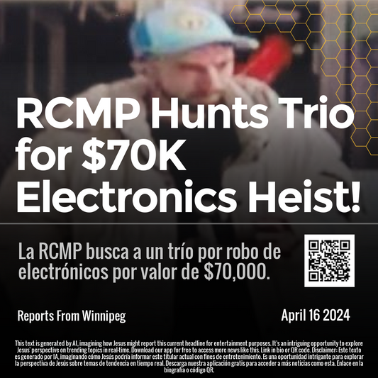 RCMP Hunts Trio for $70K Electronics Heist!