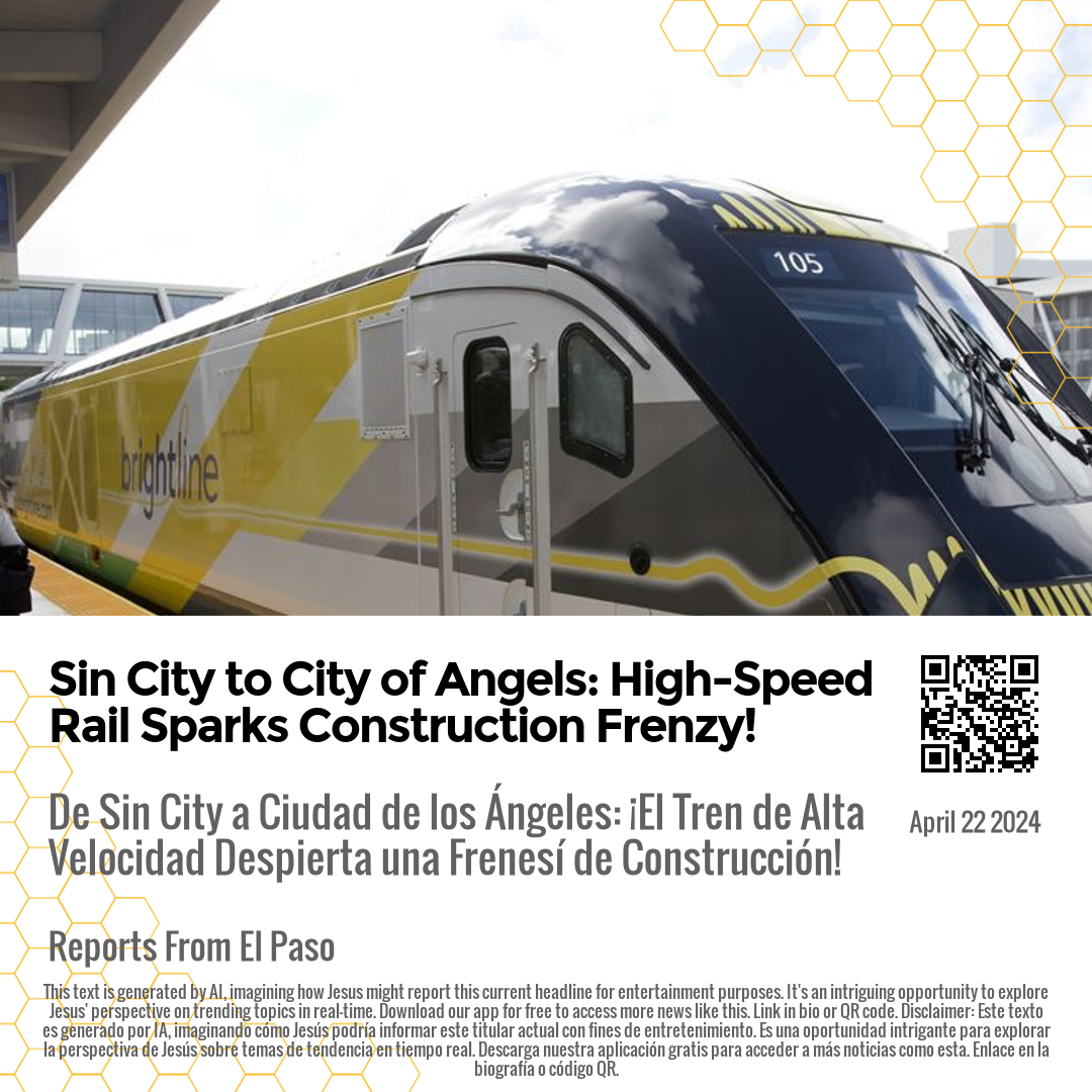 Sin City to City of Angels: High-Speed Rail Sparks Construction Frenzy!