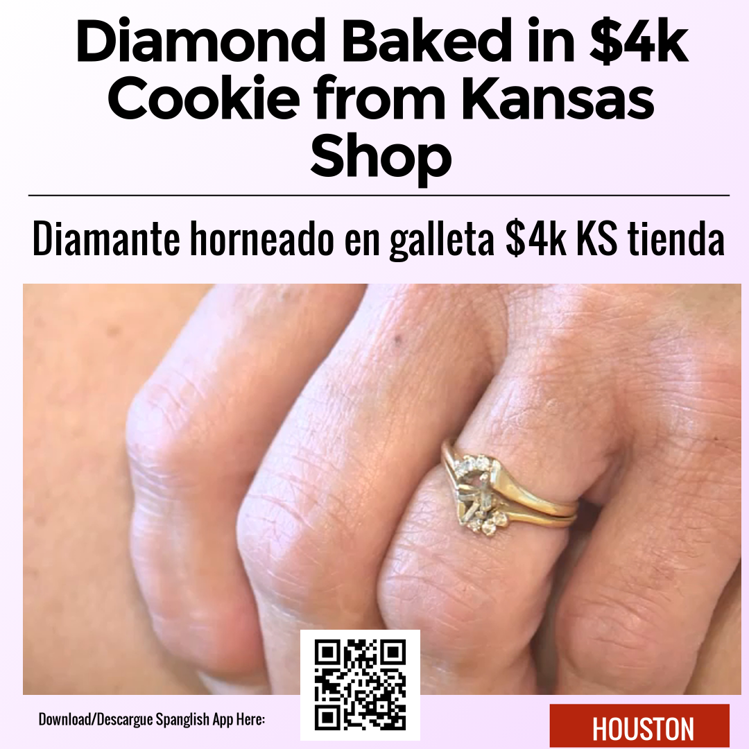 Diamond Baked in $4k Cookie from Kansas Shop