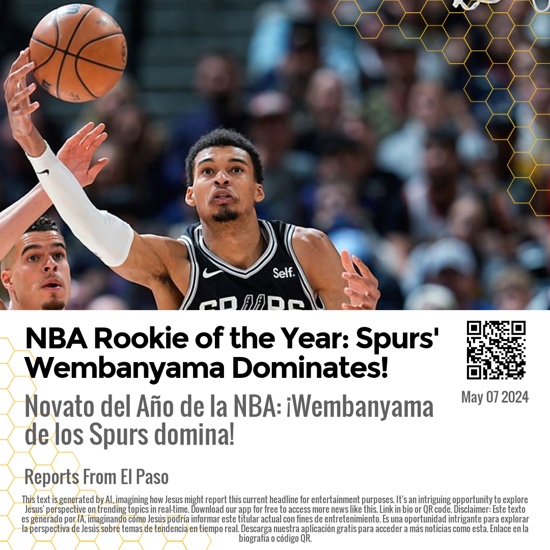 NBA Rookie of the Year: Spurs' Wembanyama Dominates!